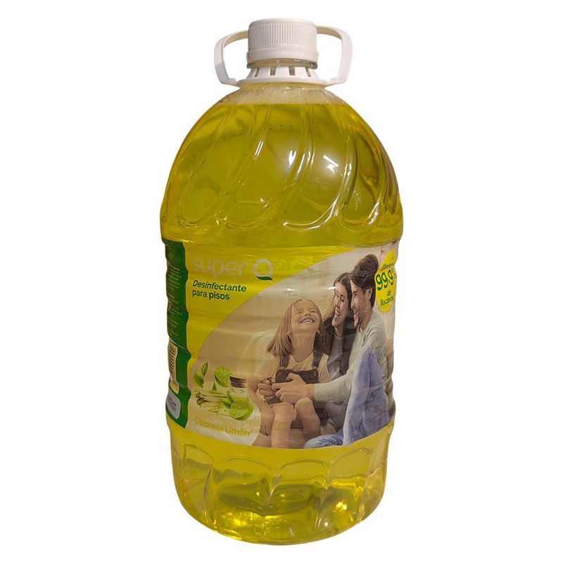 Desinfectante para Pisos Super Q Aroma Citronela Limón de 1 Gal