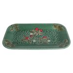 Bandeja Rectangular con Diseño de Fresas