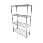 Estante Cromado de 4 Niveles de 35 x 90 x 140 cm 1400 lb