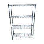 Estante Cromado de 4 Niveles de 35 x 90 x 140 cm 1400 lb