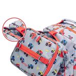 Mochila Escolar Bentgo Estampado Monster Trucks Color Gris
