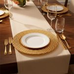 Plato Base de 33 x 33 cm Color Dorado