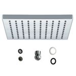 Cabeza de Ducha Cuadrada Lana de 20 cm Acabado Cromado