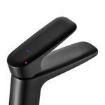 Grifo Monomando Alto Remix para Lavamanos Color Negro Mate