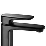 Grifo Monomando Alto Remix para Lavamanos Color Negro Mate