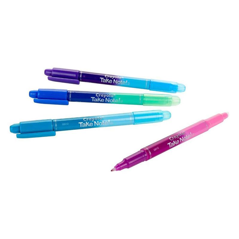 Lapiceros de Gel Crayola Take Note Cambia Color 4 Pzas