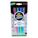 Lapiceros de Gel Crayola Take Note Cambia Color 4 Pzas