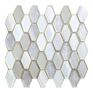 Malla Decorativa Kyoto de 30 x 30 cm Color Blanco