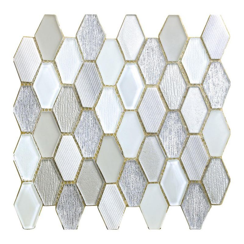 Malla Decorativa Kyoto de 30 x 30 cm Color Blanco