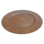Plato Base de 33 x 33 cm Color Cobre