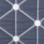 Frazada Estampada Reversible Queen Color Gris