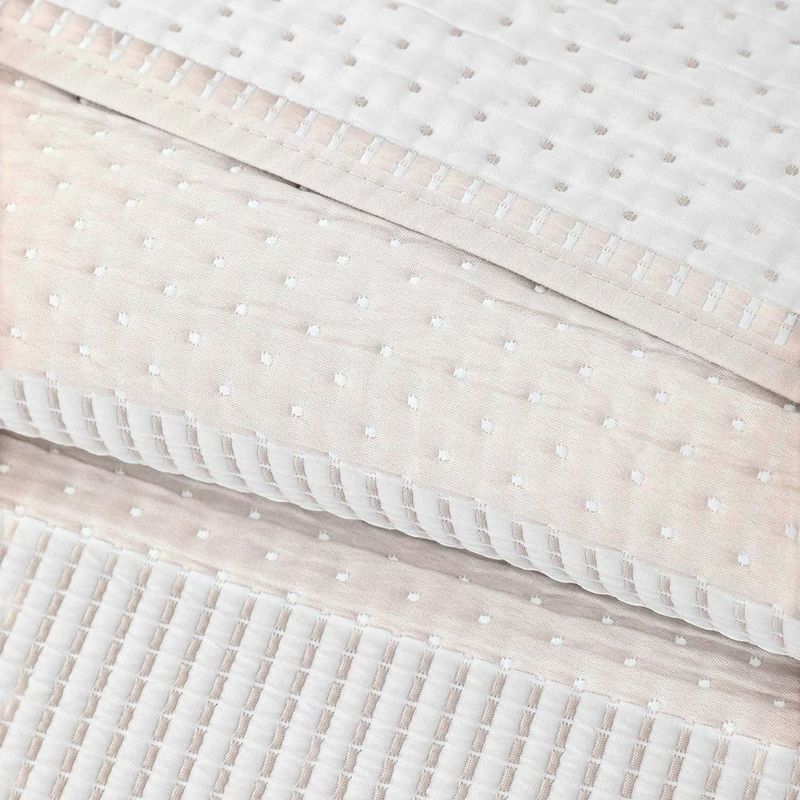 Frazada Estampada Reversible King Color Taupe