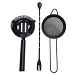 Set de Bar de 8 Piezas en Color Negro