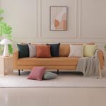 Cojín de Corduroy Relleno de 40 x 40 cm Colores Surtidos