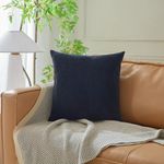 Cojín de Corduroy Relleno de 40 x 40 cm Colores Surtidos