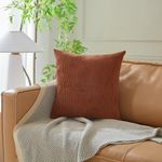 Cojín de Corduroy Relleno de 40 x 40 cm Colores Surtidos