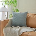 Cojín de Corduroy Relleno de 40 x 40 cm Colores Surtidos