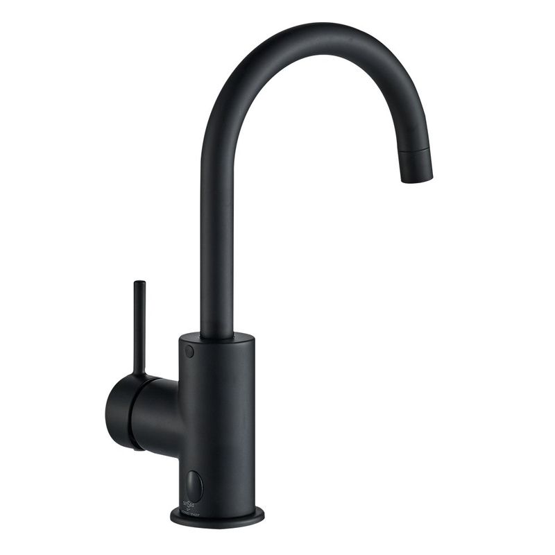 Grifo Monomando Alto Loa para Lavamanos Color Negro Mate