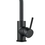 Grifo Monomando Alto Loa para Lavamanos Color Negro Mate