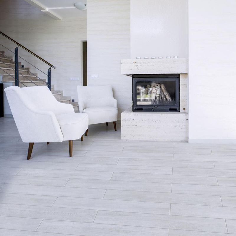 Piso Cerámico Rieti Gray Acabado Mate de 19 x 120 cm