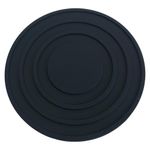 Set de 6 Porta Vasos Negros Antideslizantes con Base Metálica