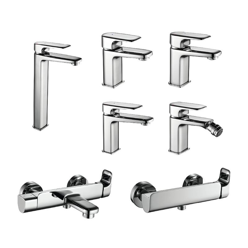 Grifo Monomando Alto Remix para Lavamanos Acabado Cromado