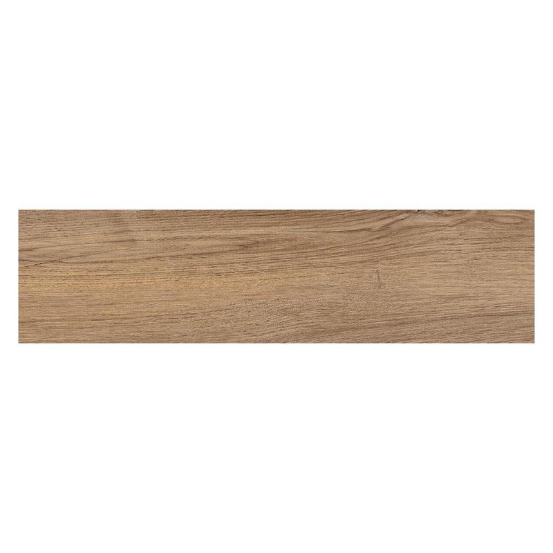 Piso Cerámico Tennessee Amber Color Café Mate de 15.4 x 60 cm en Caja de 1.56 m²