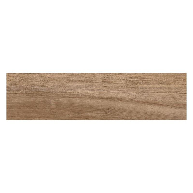 Piso Cerámico Tennessee Amber Color Café Mate de 15.4 x 60 cm en Caja de 1.56 m²