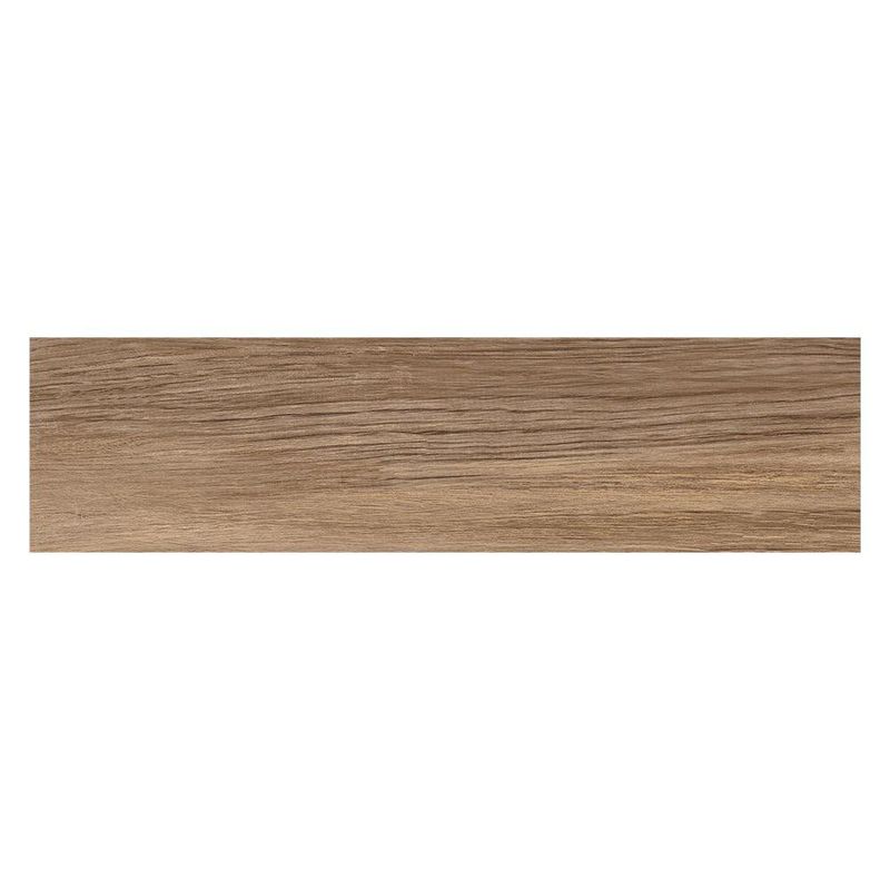Piso Cerámico Tennessee Amber Color Café Mate de 15.4 x 60 cm en Caja de 1.56 m²