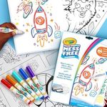 Hojas para colorear Crayola Color Wonder Mess Free 50 piezas