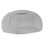 Plato Base de 33 x 33 cm Color Plateado