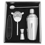 Set de Bar de 5 Piezas en Acero Inoxidable