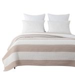 Frazada Estampada Reversible Queen Color Taupe