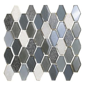 Malla Decorativa Kyoto de 30 x 30 cm Color Gris