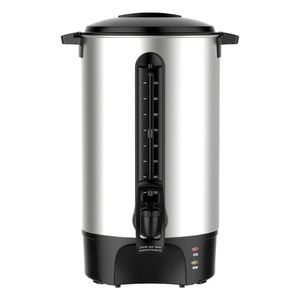 Percoladora EPIC de 100 Tazas con Boquilla Antigoteo Color Plateado