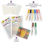 Set de Arte Crayola Wixels con Marcadores y Plantillas