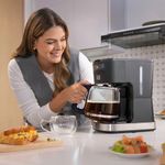 Cafetera Programable Black+Decker de 12 Tazas con Jarra de Vidrio