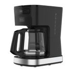 Cafetera Programable Black+Decker de 12 Tazas con Jarra de Vidrio