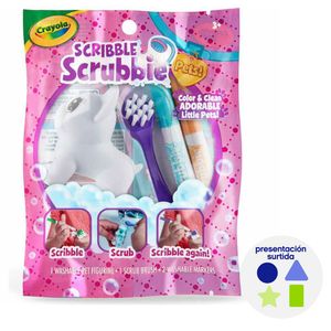 Set de Mascota Lavable Crayola Scribble Scrubbie Diseños Surtidos