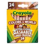 Crayones Lavables Crayola Colors Of The World 24 Piezas