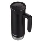 Pocillo Térmico De Acero Inoxidable Con Asa Gris Oscuro 20 Oz  - Contigo