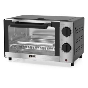 Horno Tostador EPIC para 4 Rebanadas con Accesorios Color Plateado