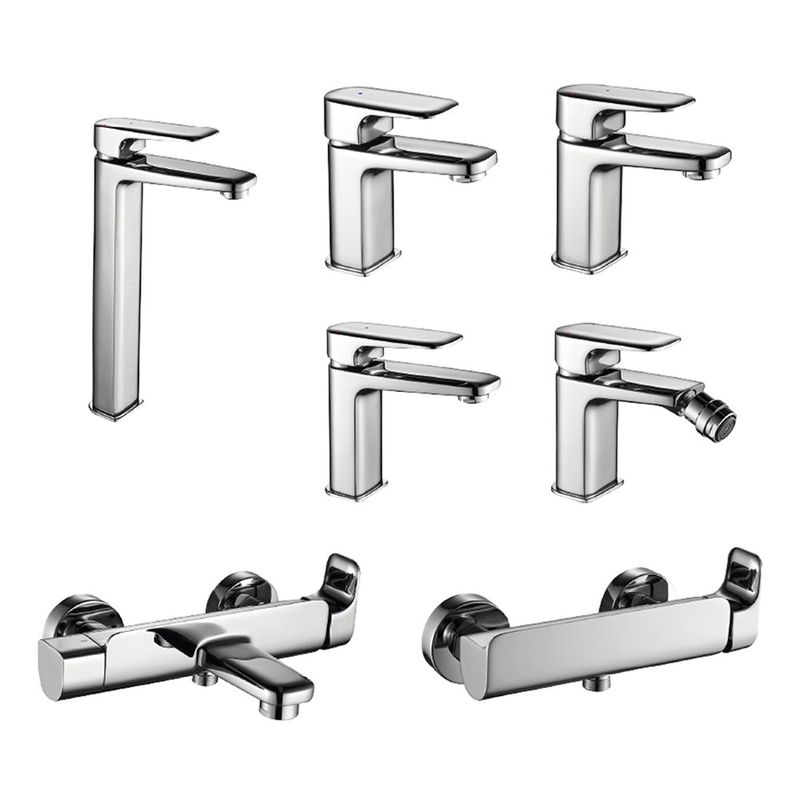 Grifo Monomando Bajo Remix para Lavamanos Acabado Cromado