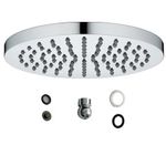 Cabeza de Ducha Redonda Kouta de 20 cm Acabado Cromado