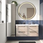 Grifo Monomando Bajo Remix para Lavamanos Color Negro Mate