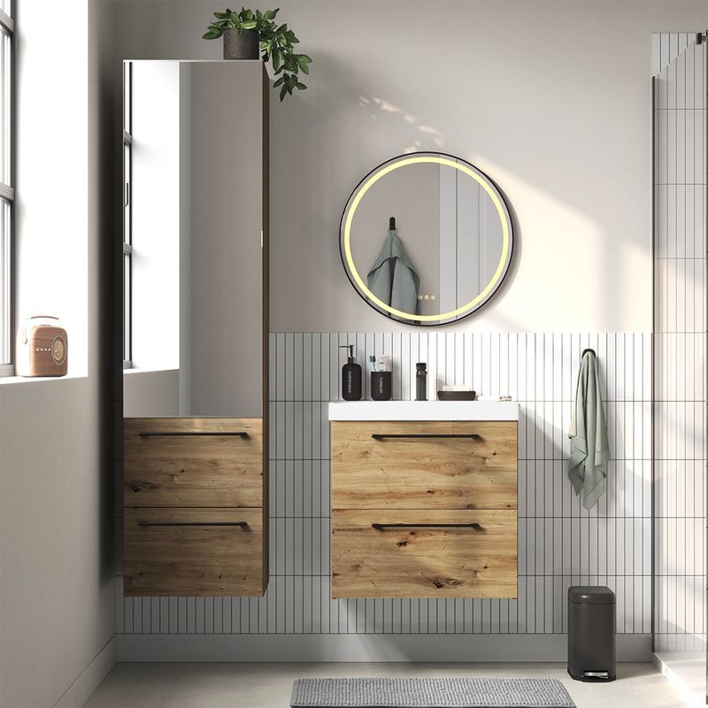 Grifo Monomando Bajo Remix para Lavamanos Color Negro Mate