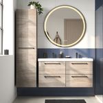 Grifo Monomando Bajo Remix para Lavamanos Color Negro Mate