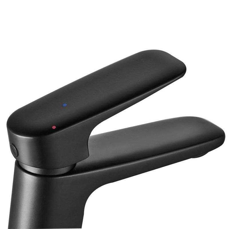 Grifo Monomando Bajo Remix para Lavamanos Color Negro Mate