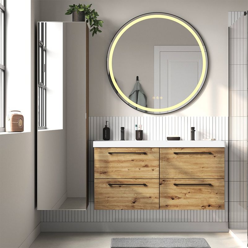 Grifo Monomando Bajo Remix para Lavamanos Color Negro Mate