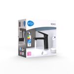 Grifo Monomando Bajo Remix para Lavamanos Color Negro Mate